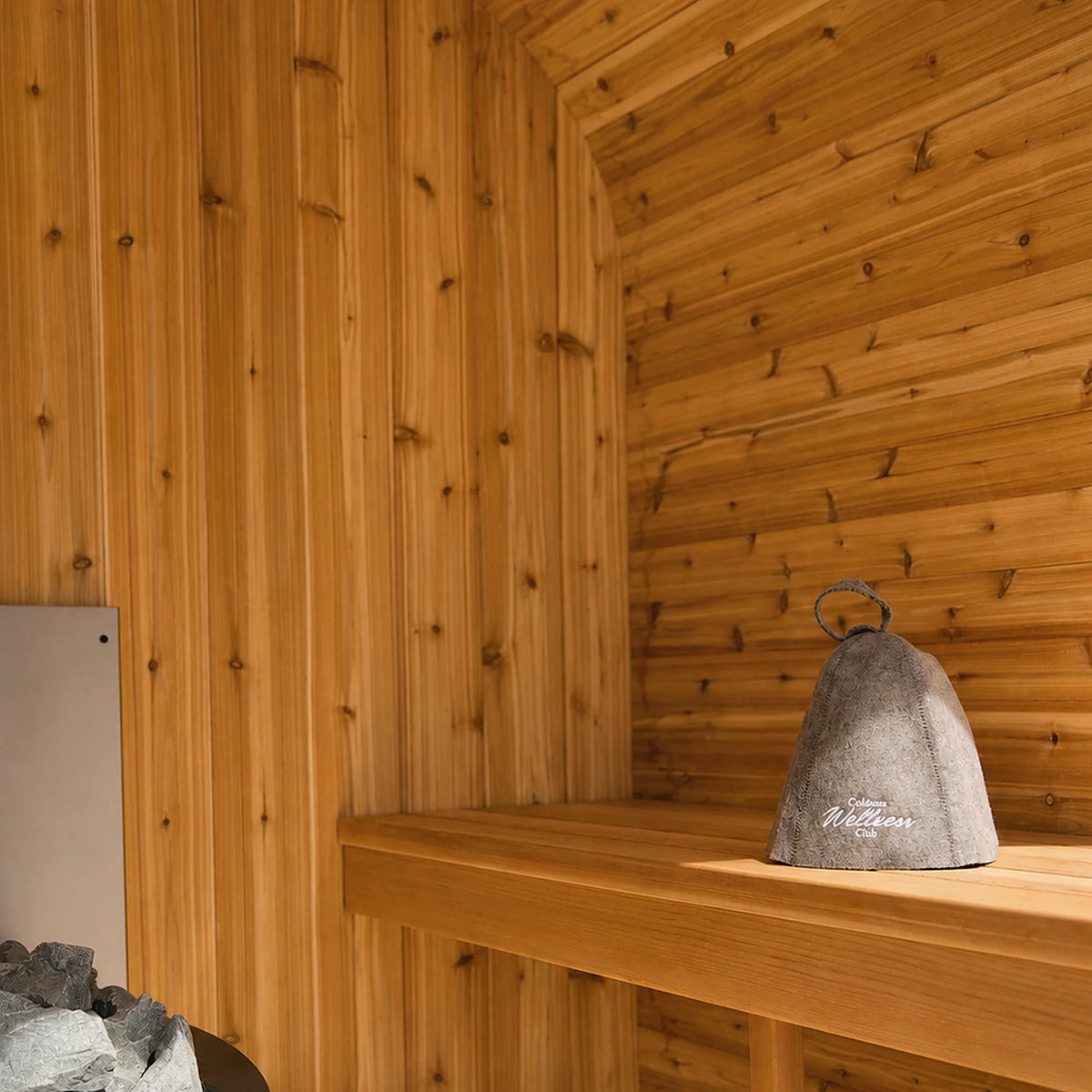 wool sauna hat