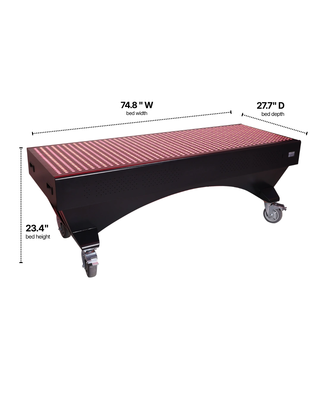 360° recovery system | bed + xtreme red light therapy