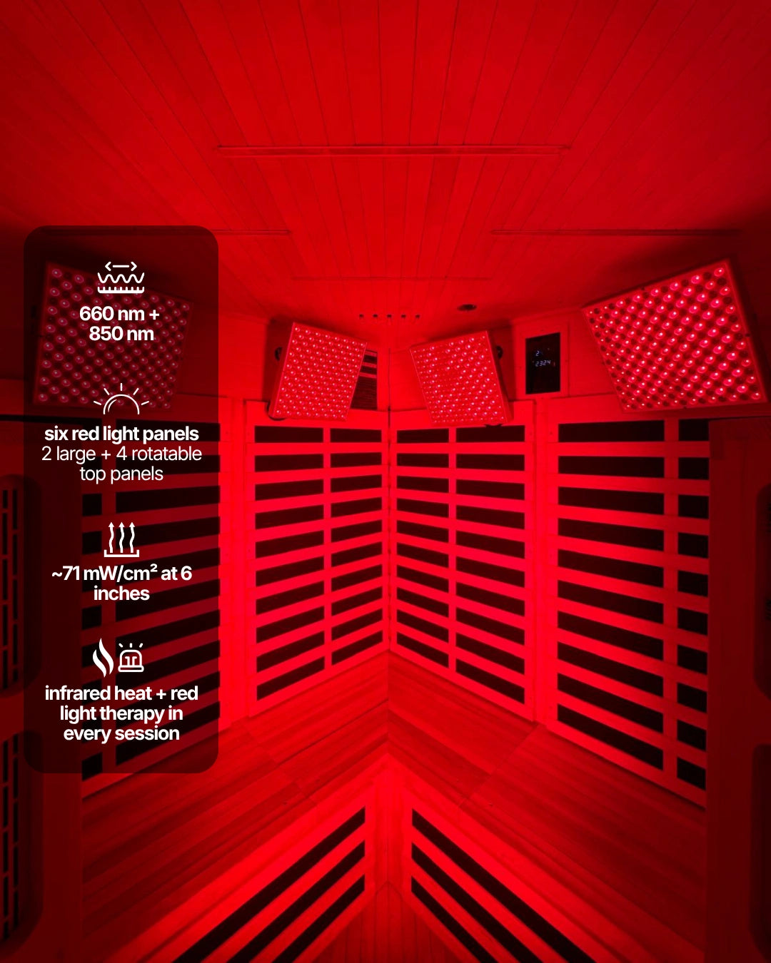 POD | infrared corner sauna