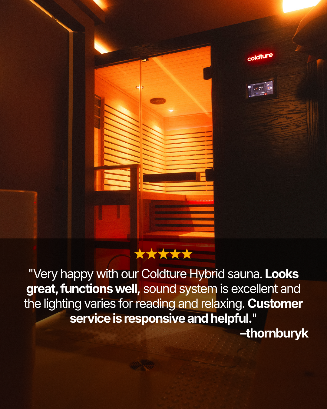 HYBRID | Dual Heat Sauna