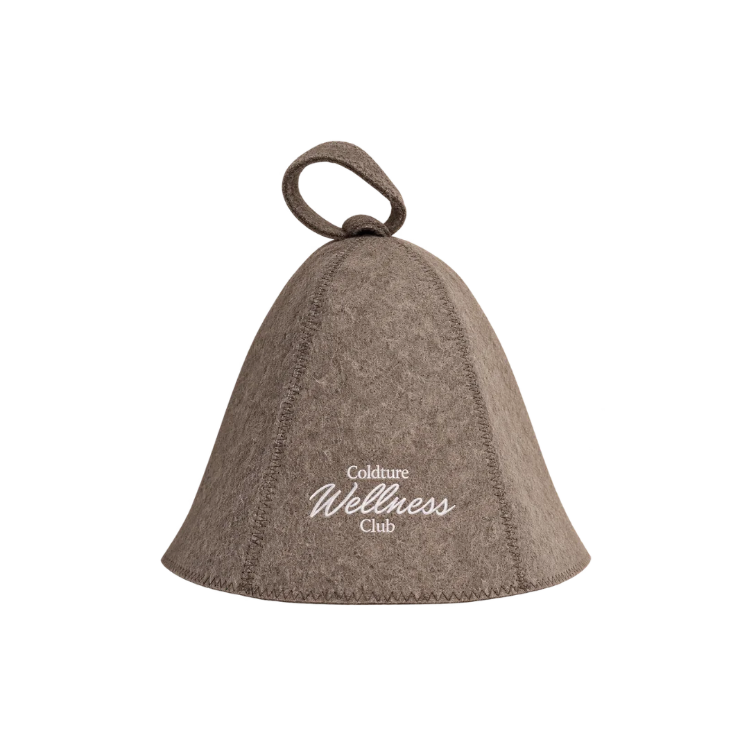 wool sauna hat