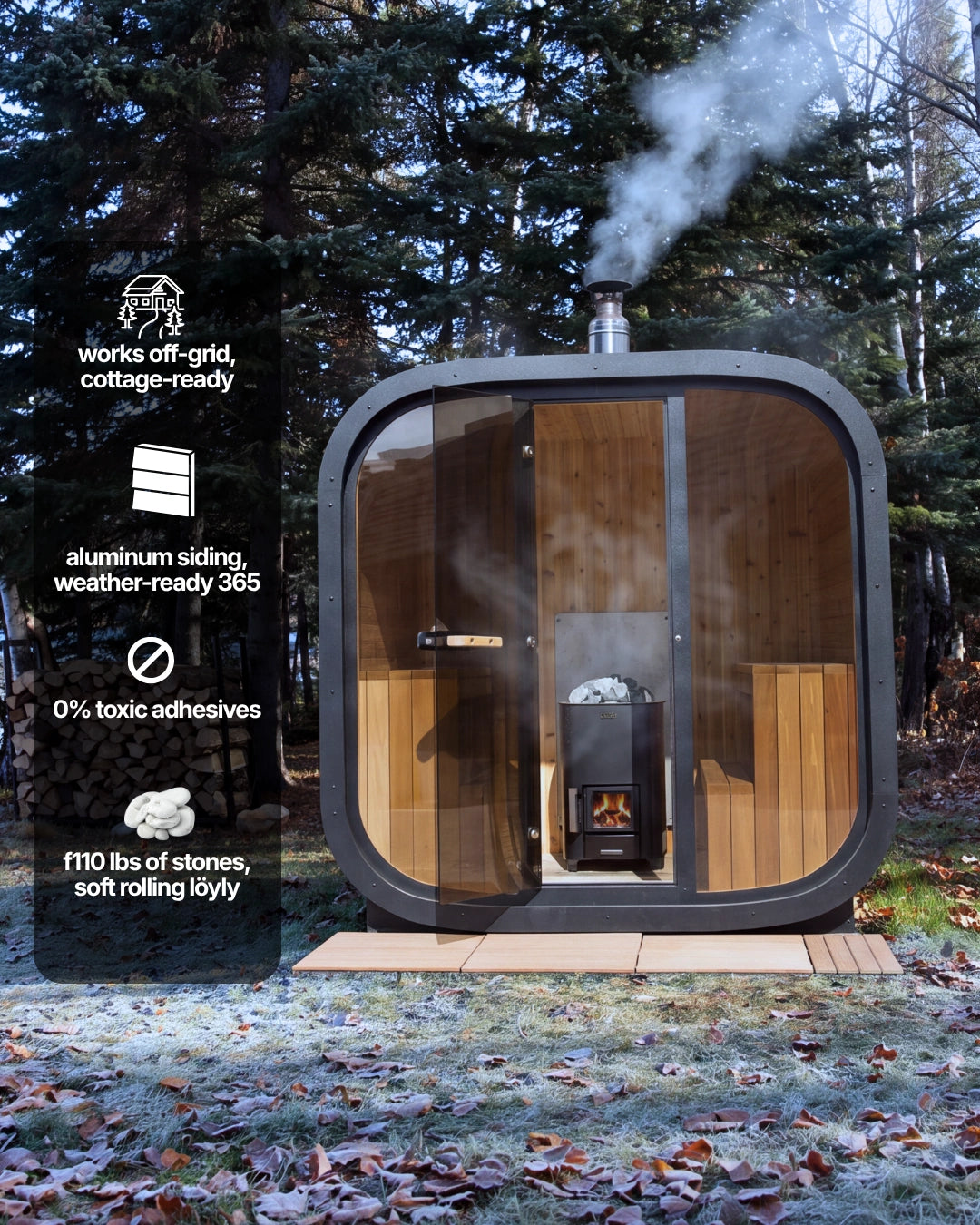 XTREME | woodburning sauna
