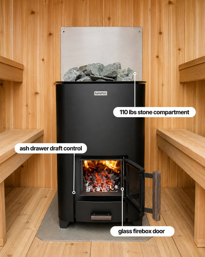 XTREME | woodburning sauna