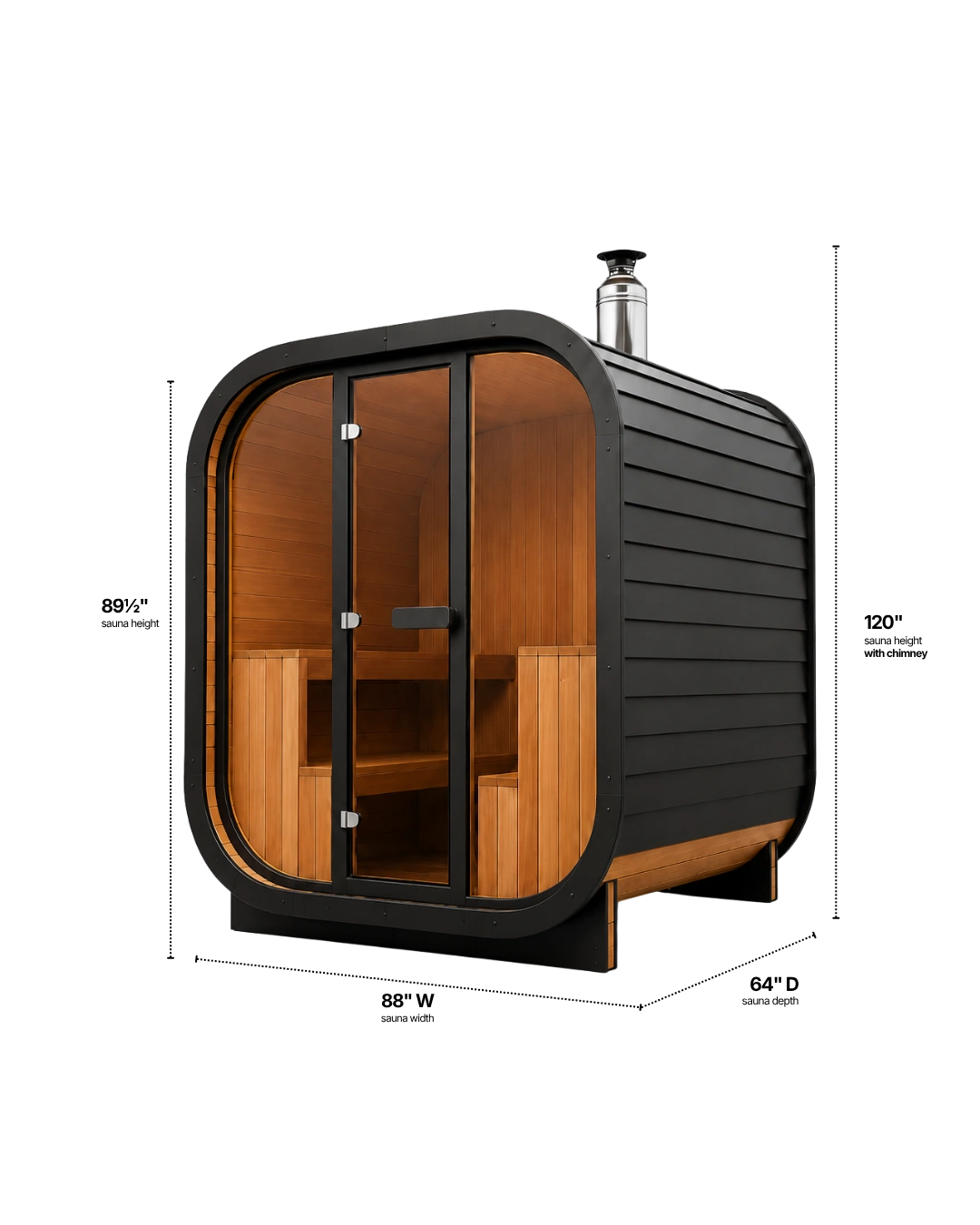 XTREME | woodburning sauna