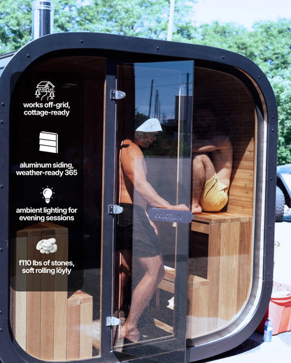 XTREME | outdoor wood burning sauna