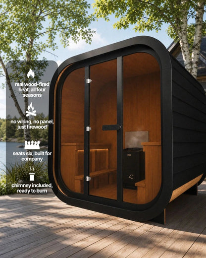 XTREME | outdoor wood burning sauna