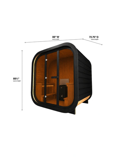 XTREME | outdoor wood burning sauna