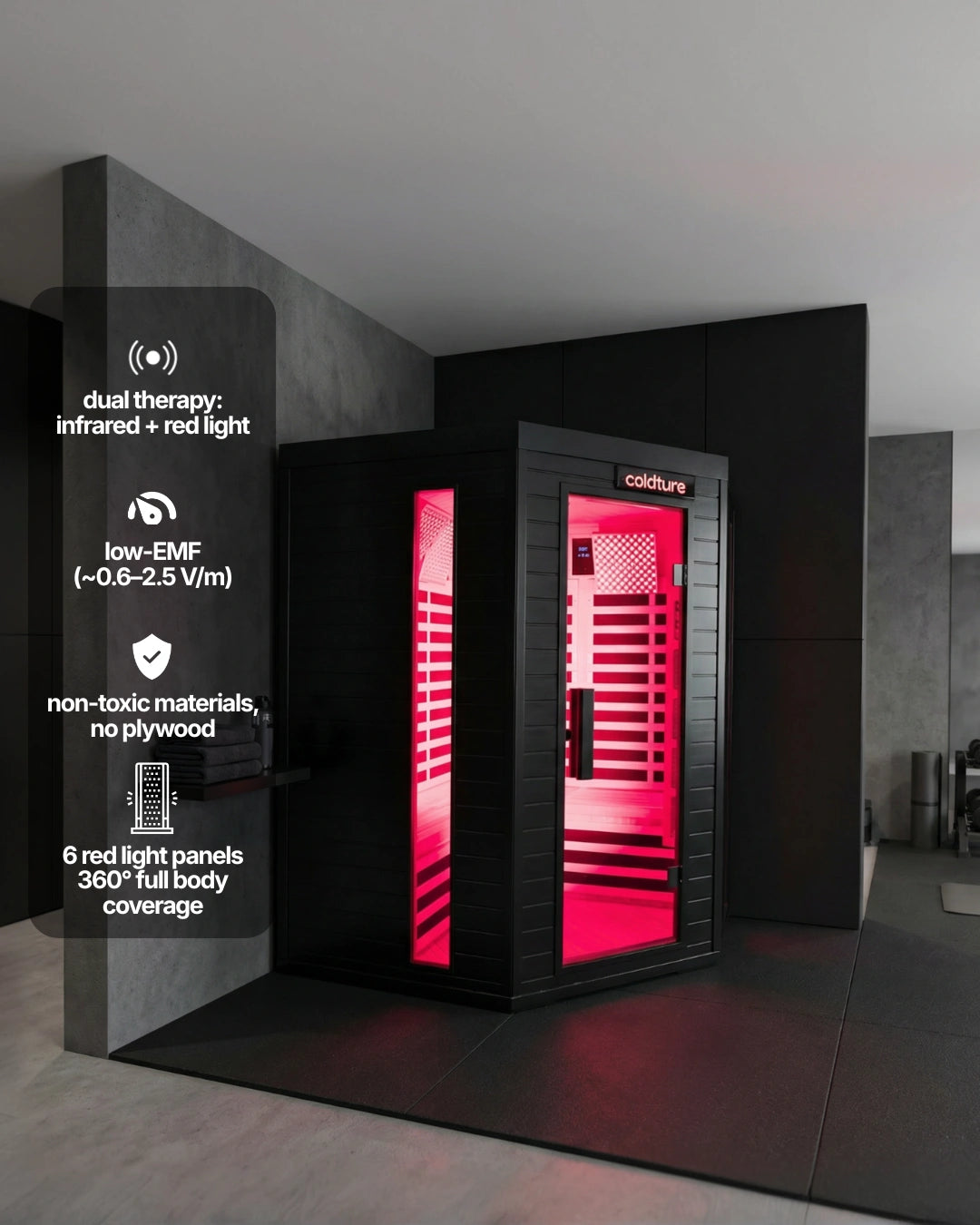 POD | infrared corner sauna