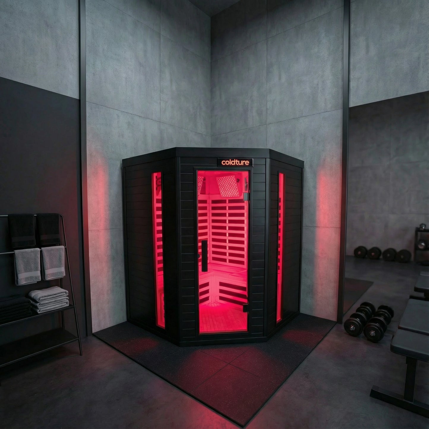 Pod Infrared Corner Sauna
