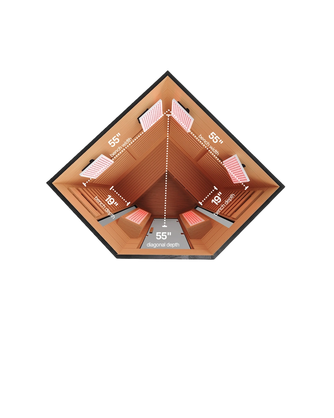 POD | infrared corner sauna