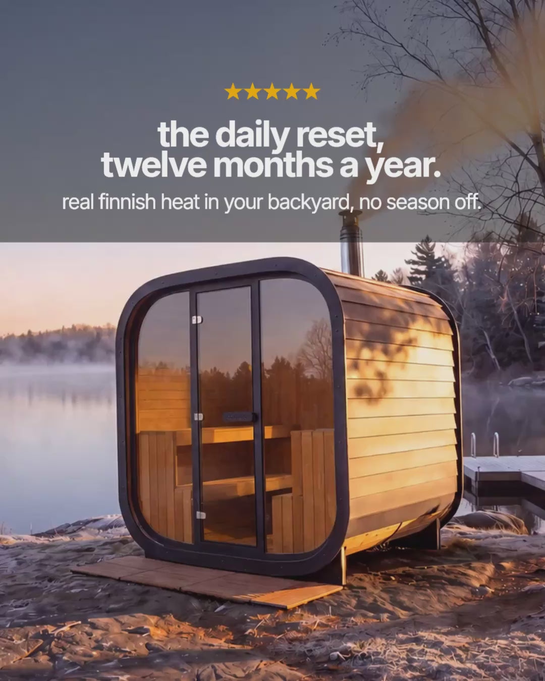 XTREME | woodburning sauna