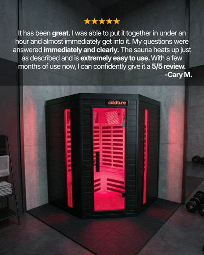 POD | infrared corner sauna
